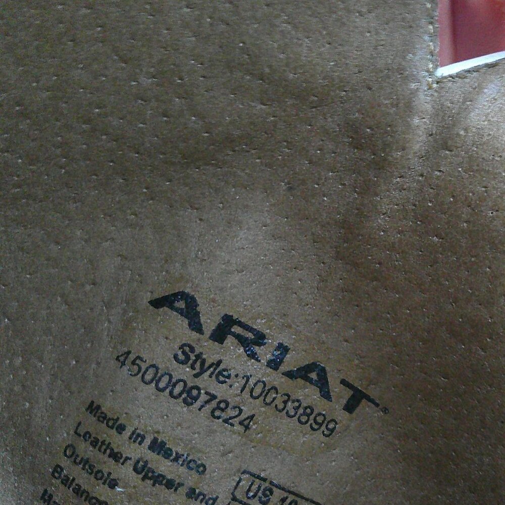 Men's Ariat Circuit Gritty Western Boot/ Cowboy Boots Size 10.5 - Picture 9 of 12